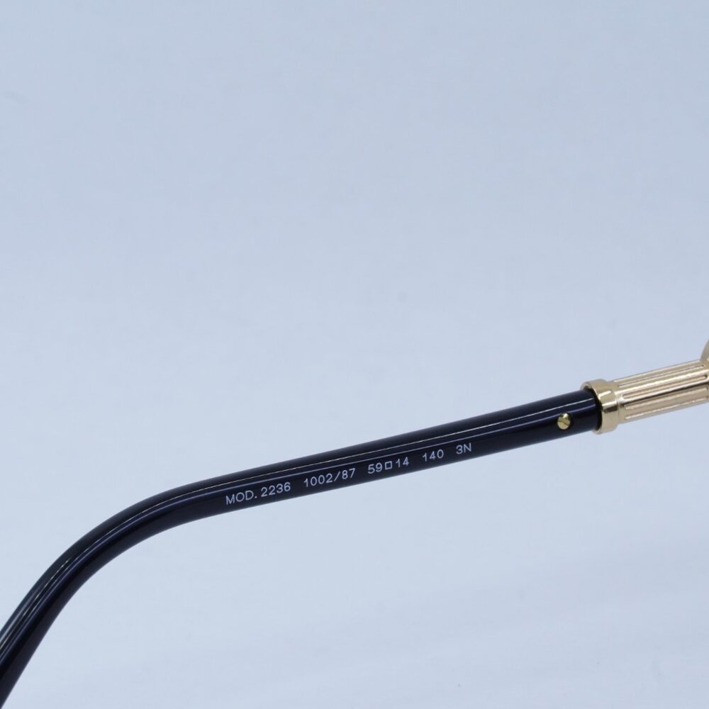 💯 NEW VERSACE VE2236 100287 GOLD/DARK GREY SUNGLASSES - Picture 7 of 10